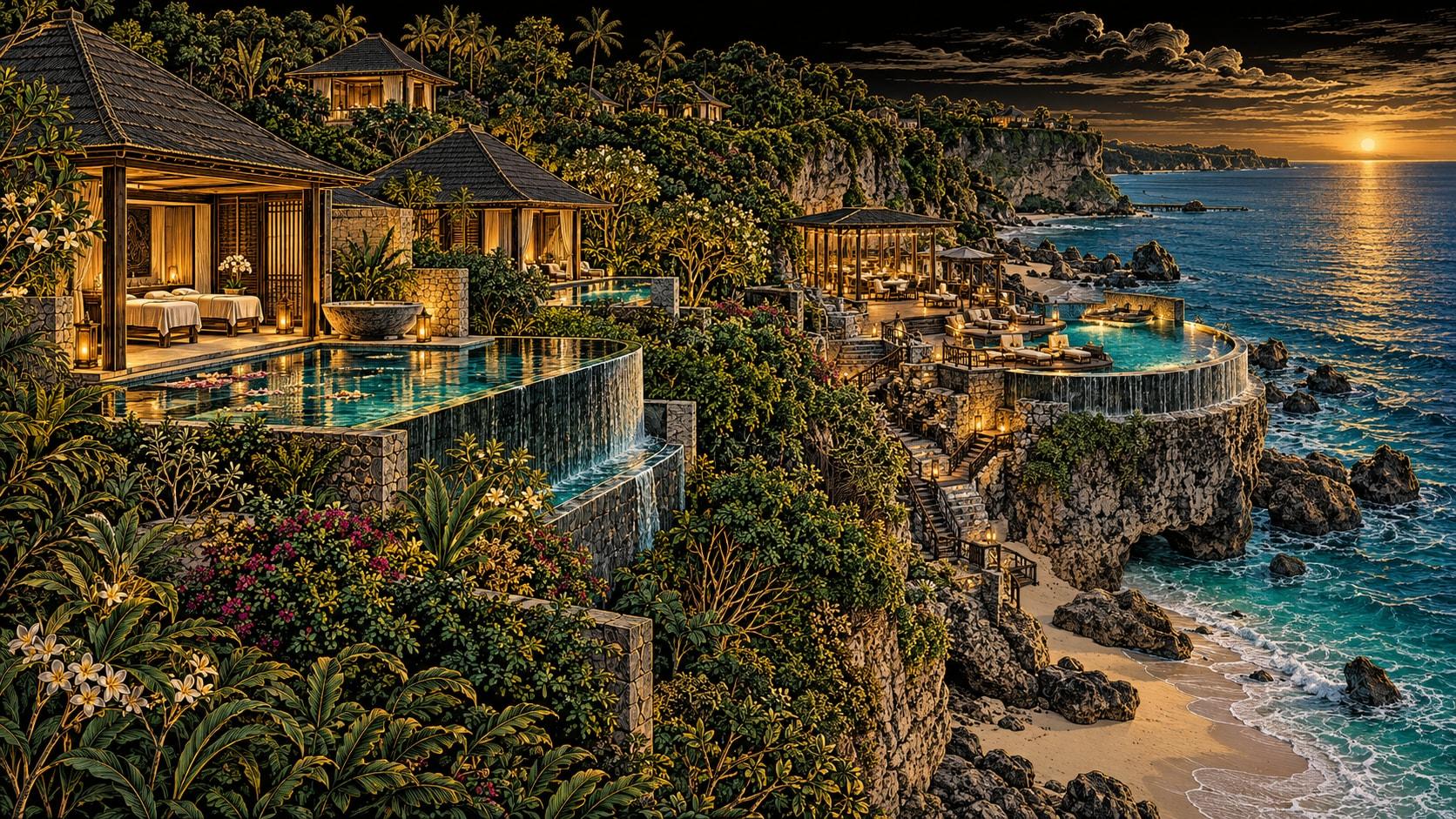 Illustration of AYANA Spa & Spa on the Rocks at AYANA Resort Bali
