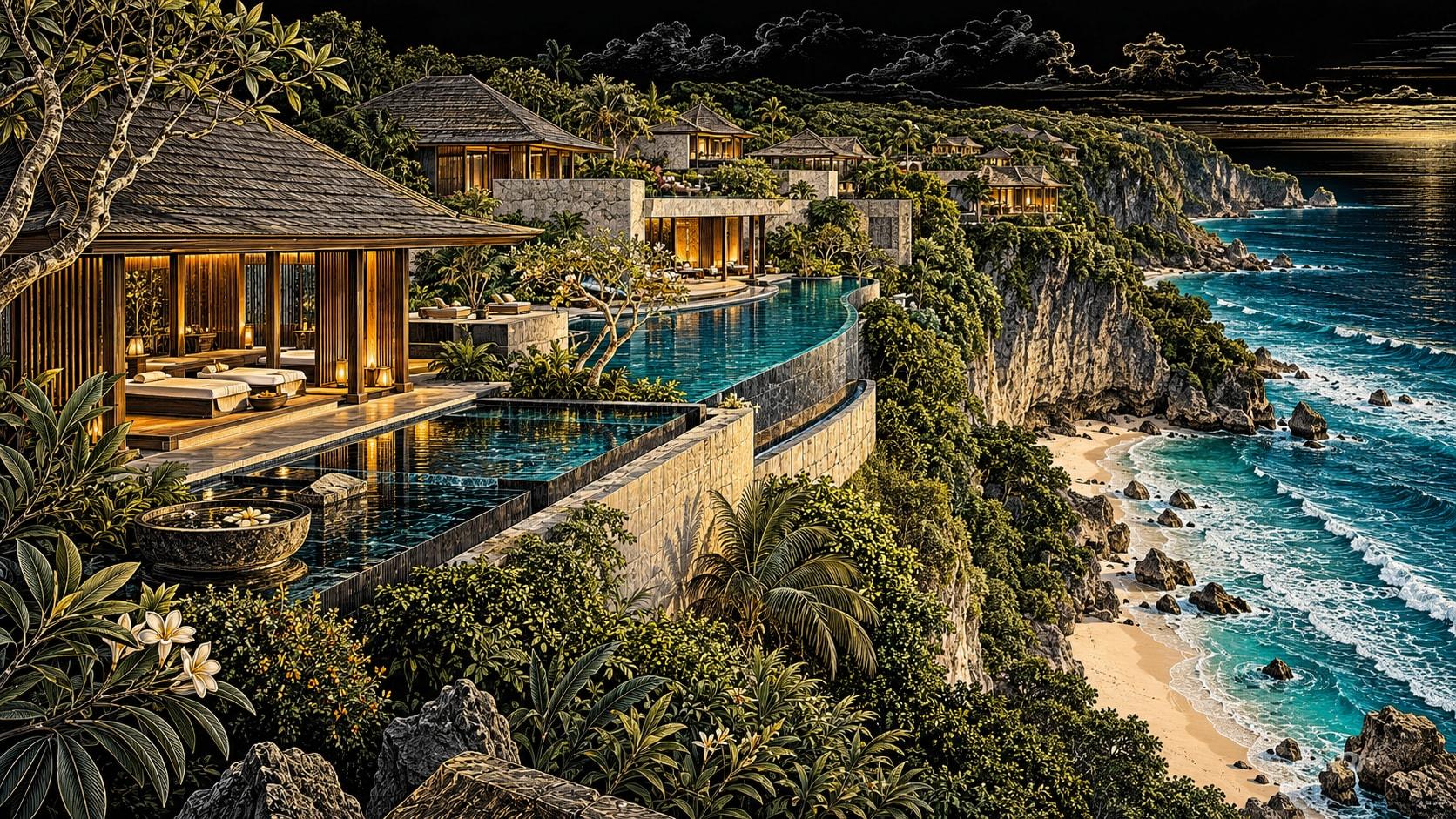 Illustration of Six Senses Spa at Six Senses Uluwatu