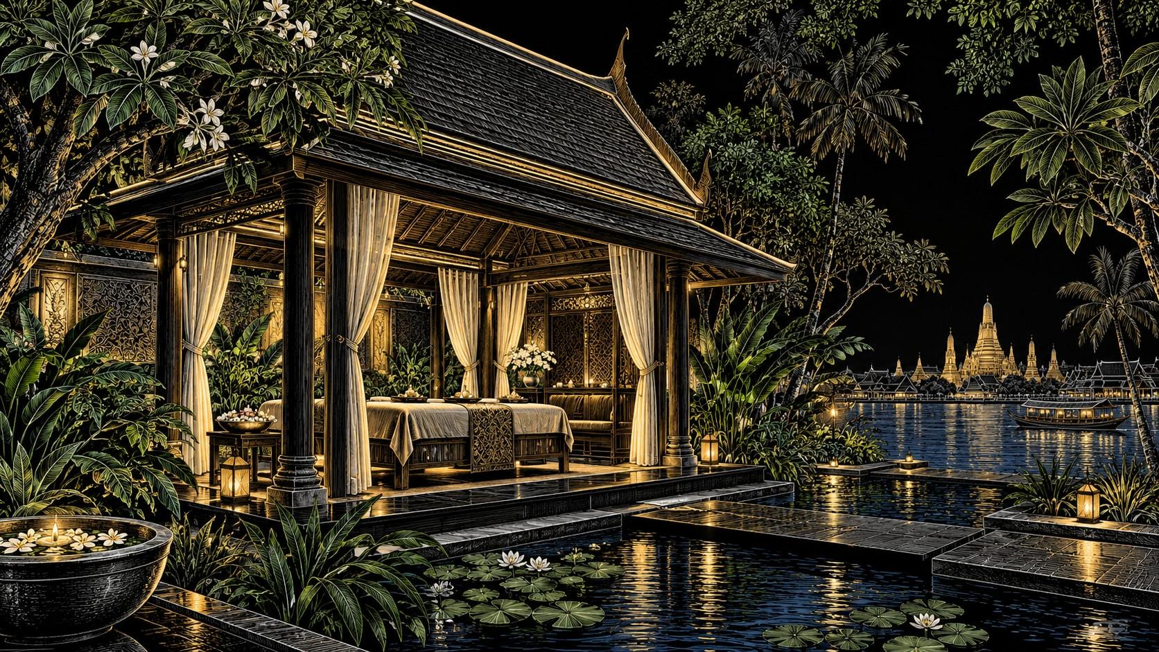 Illustration of Anantara Spa at Anantara Riverside Bangkok Resort
