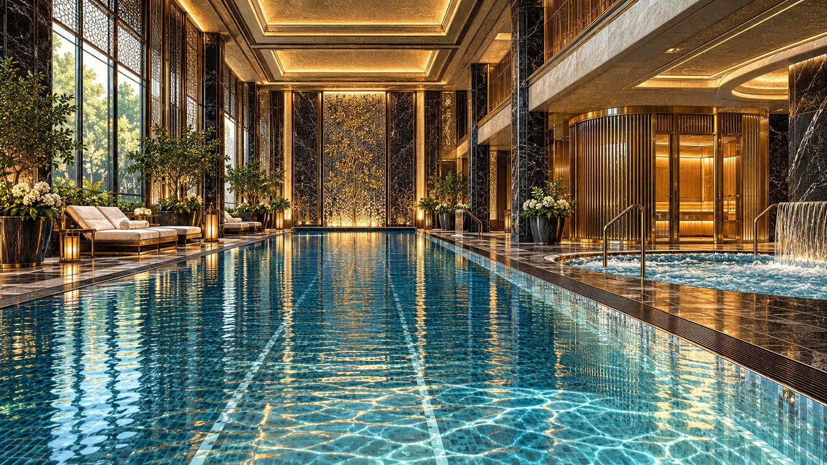 Illustration of Indoor Pool & Heat and Water at Mandarin Oriental Hyde Park, London
