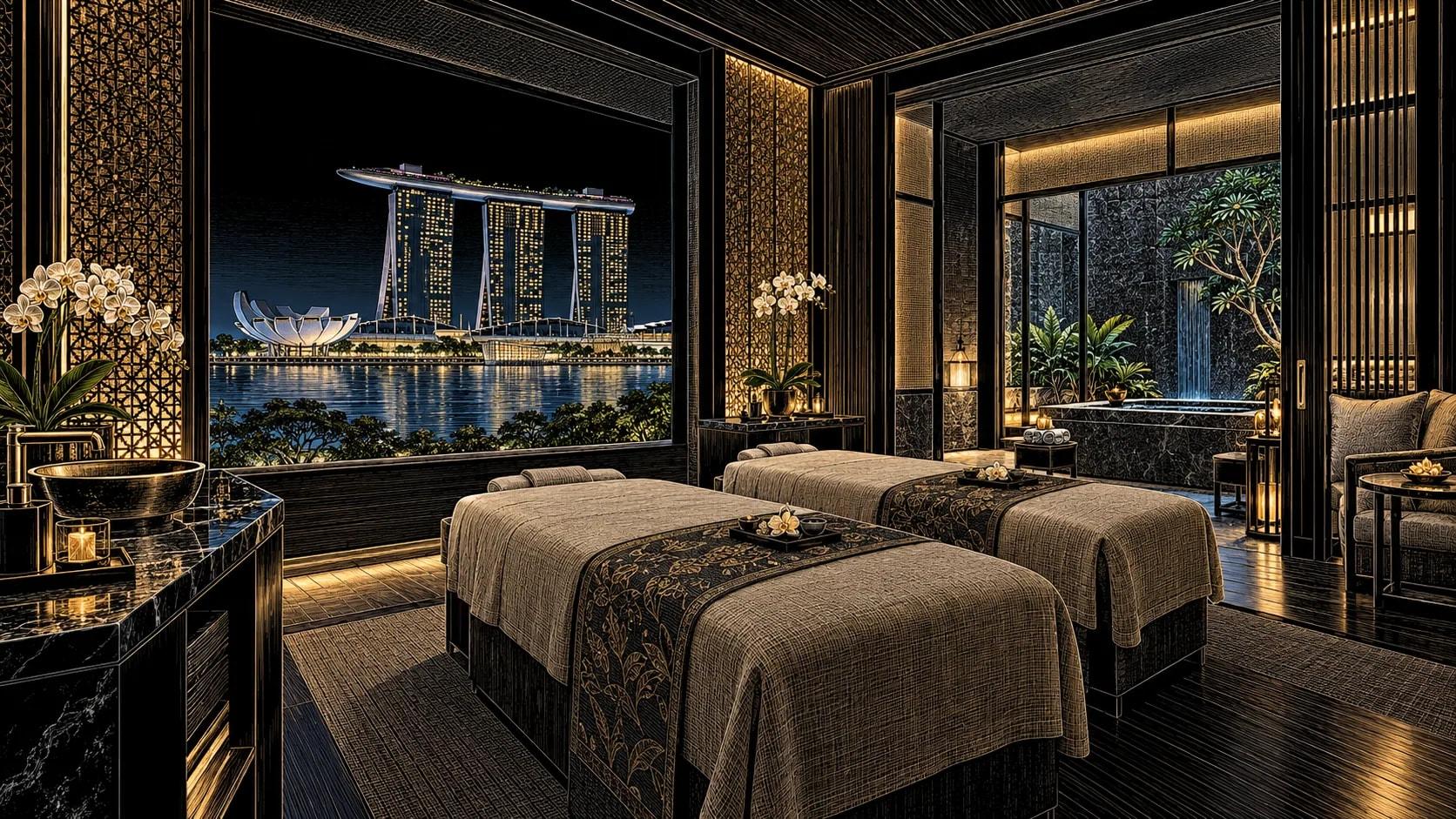 Illustration of The Spa at Mandarin Oriental at Mandarin Oriental, Singapore