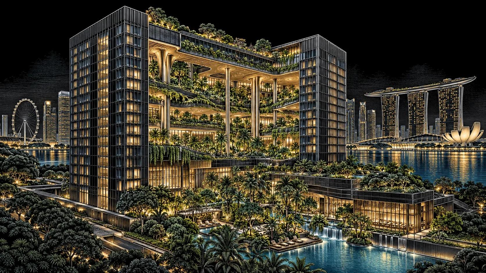 Illustration of PARKROYAL COLLECTION Marina Bay