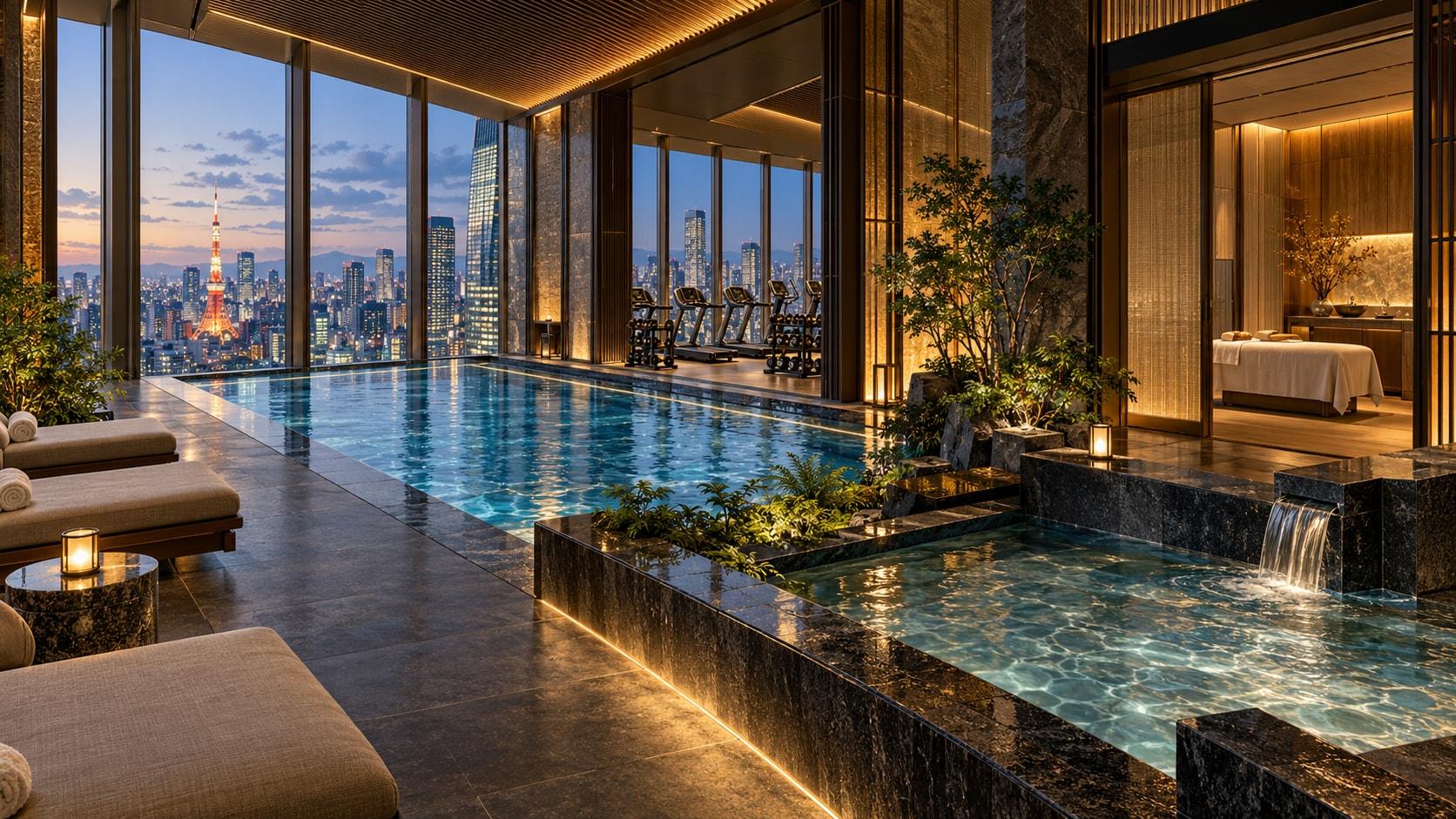 Illustration of AO Spa & Club at Andaz Tokyo Toranomon Hills