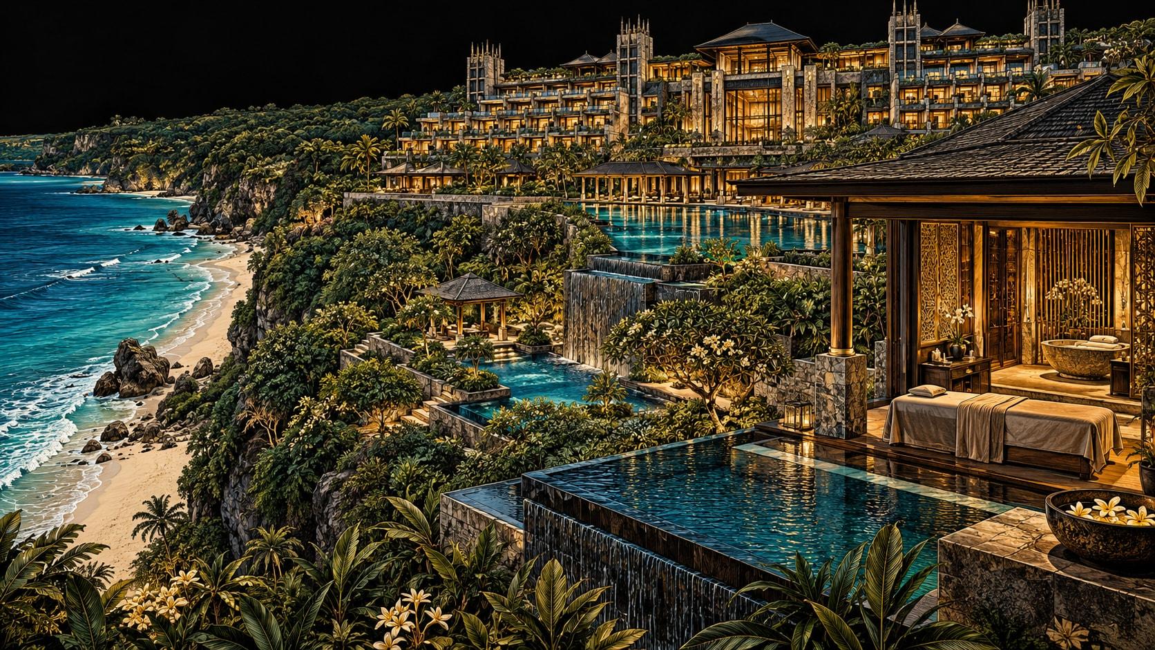 Illustration of The Apurva Spa at The Apurva Kempinski Bali