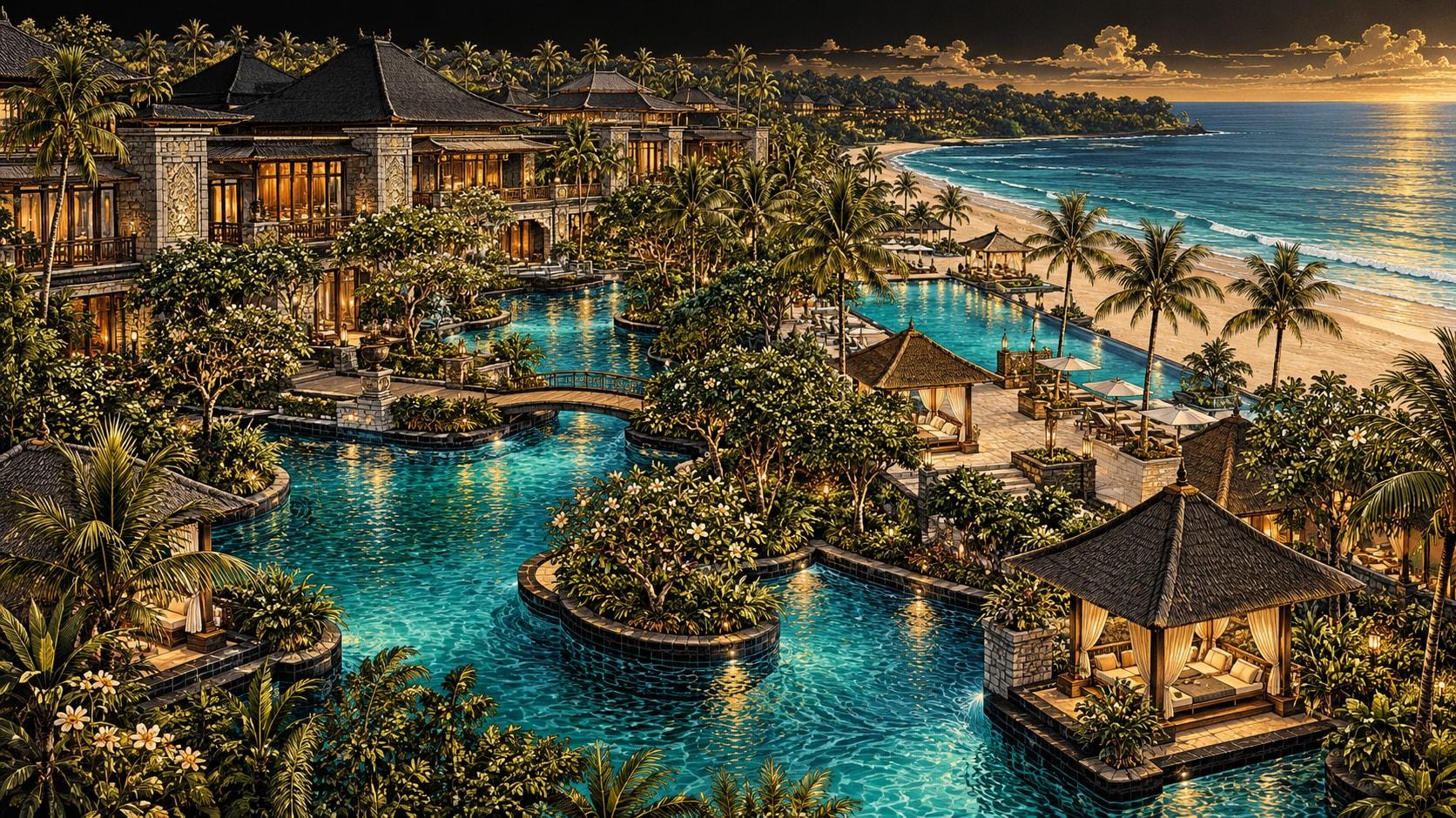Illustration of Saltwater Lagoon at The St. Regis Bali Resort