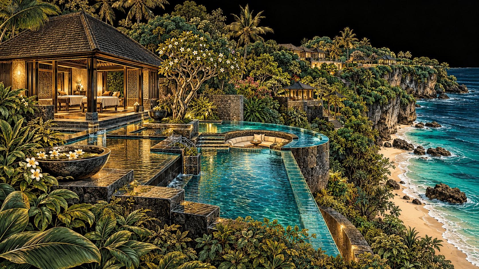 Illustration of Iridium Spa at The St. Regis Bali Resort