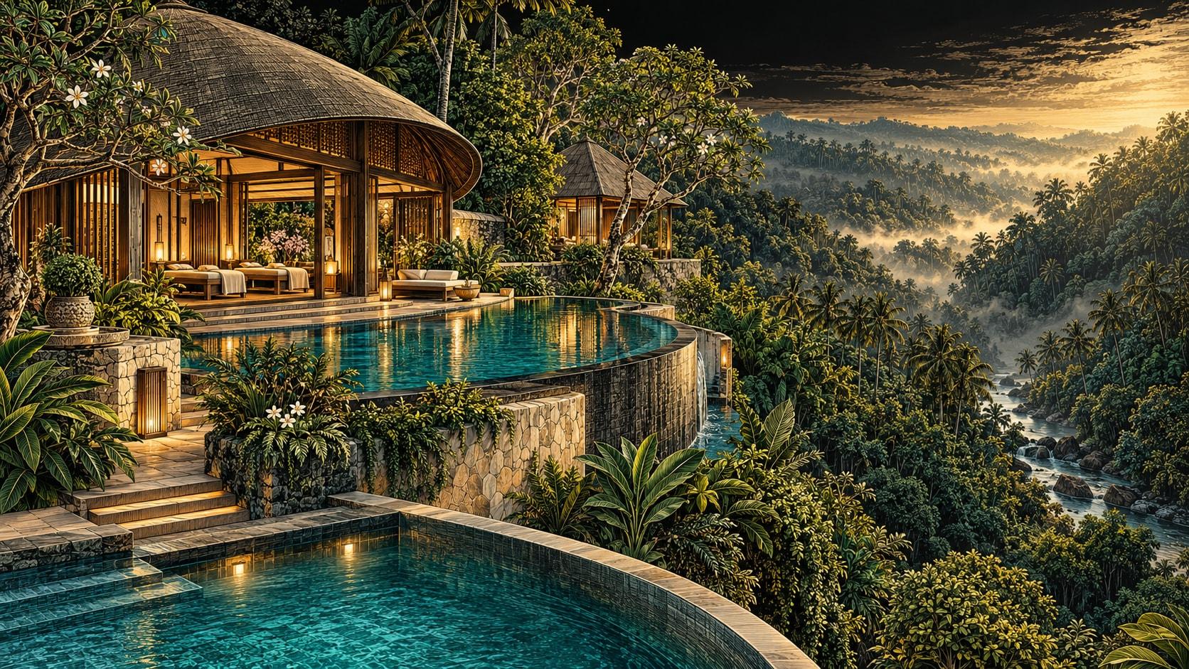 Illustration of Akoya Spa at Viceroy Bali