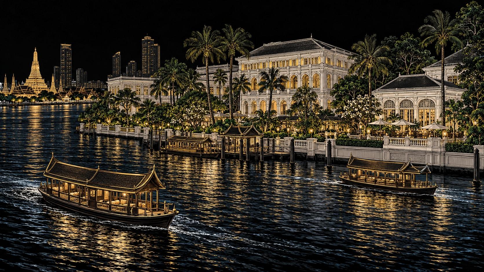 Illustration of Mandarin Oriental, Bangkok