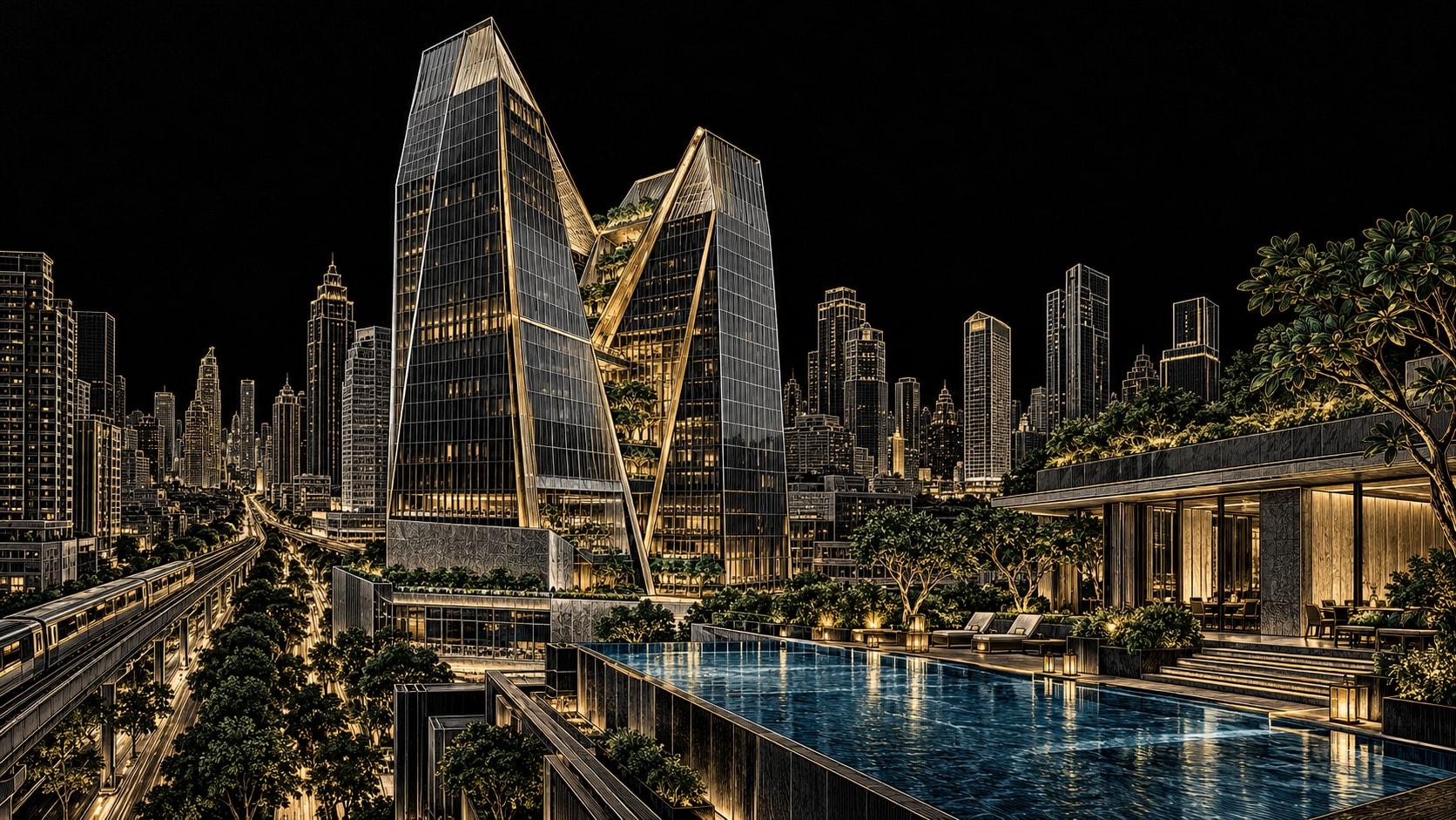 Illustration of Rosewood Bangkok