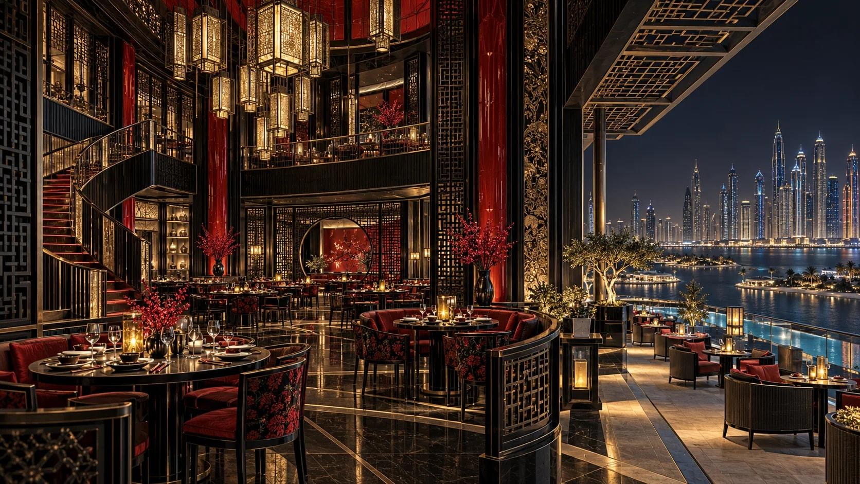Illustration of Maiden Shanghai dining scene