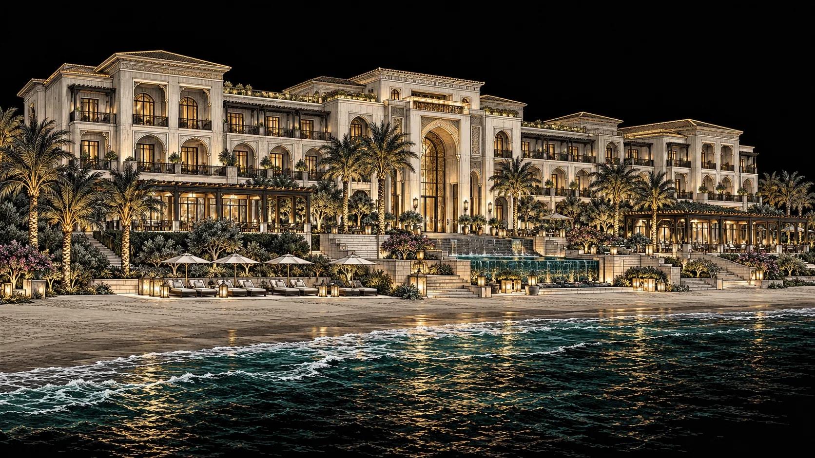 Illustration of Four Seasons Resort Dubai at Jumeirah Beach