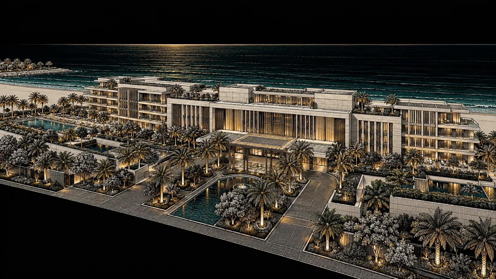 Illustration of Mandarin Oriental Jumeira