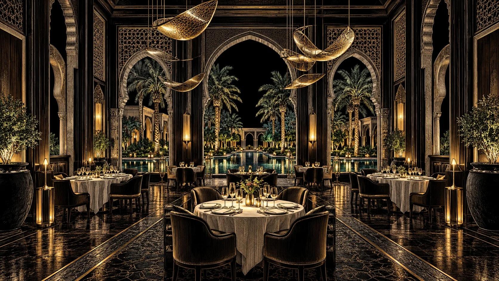 Illustration of STAY by Yannick Alléno dining scene