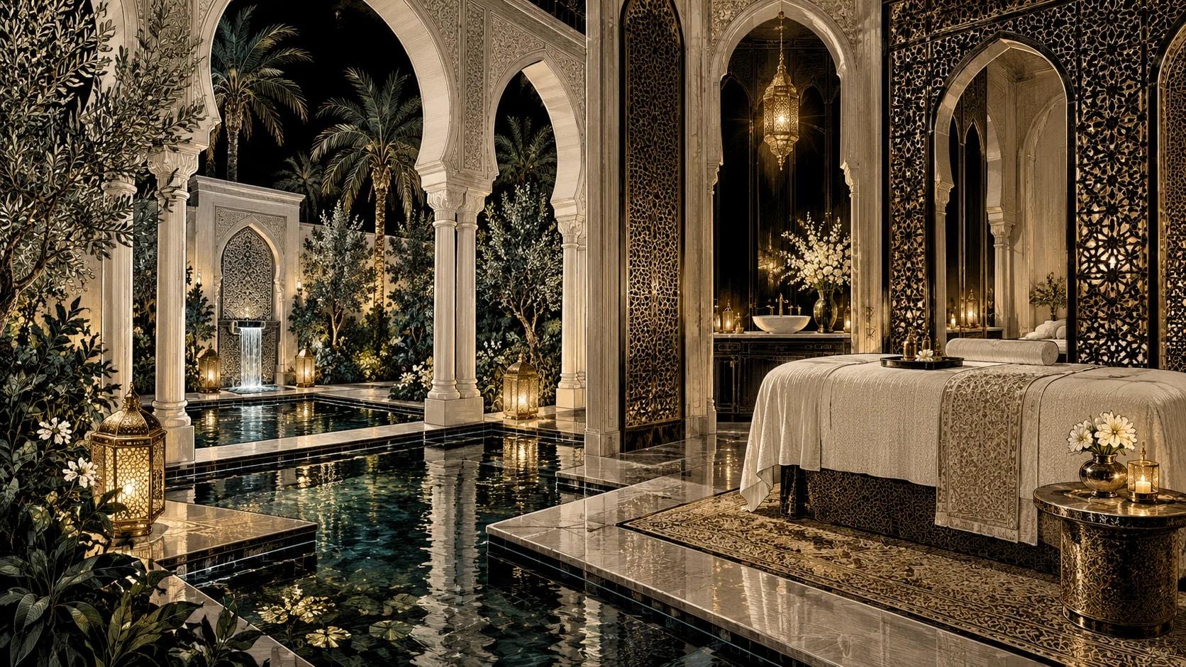 Illustration of Guerlain Spa at One&Only The Palm