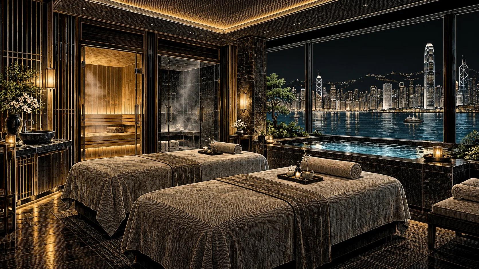 Illustration of Conrad Health Club at Conrad Hong Kong