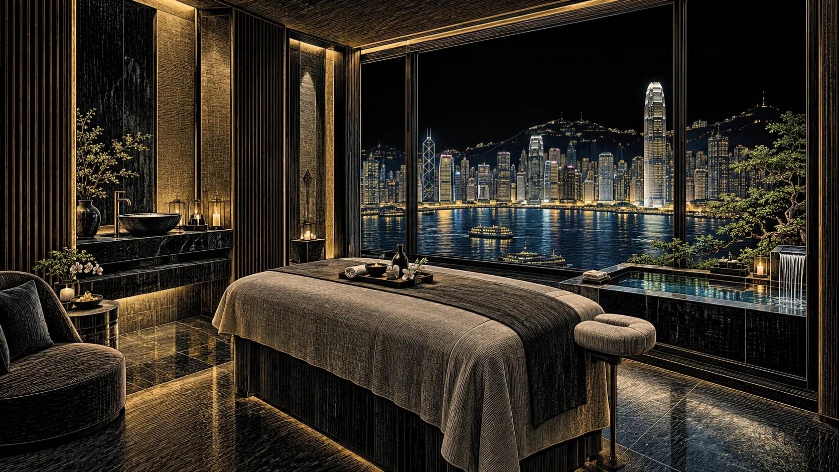 Illustration of Plateau Spa at Grand Hyatt Hong Kong