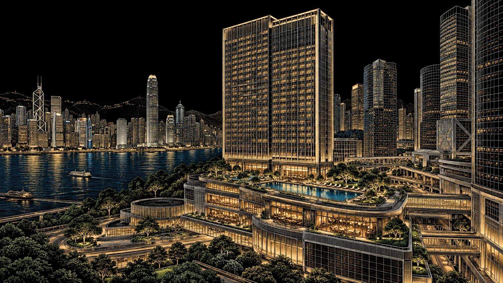 Illustration of JW Marriott Hotel Hong Kong