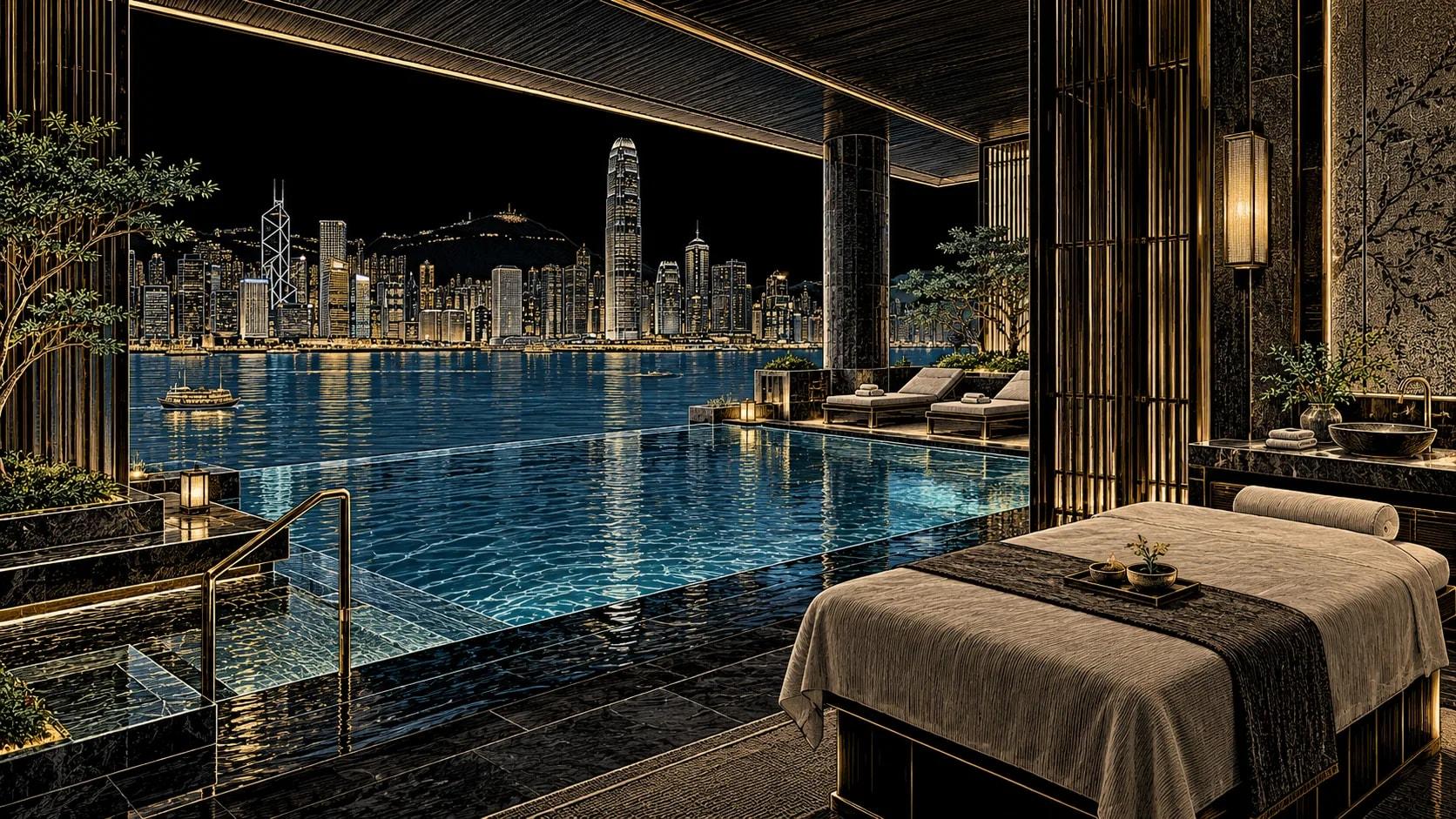 Illustration of Waterfront Wellness at Regent Hong Kong