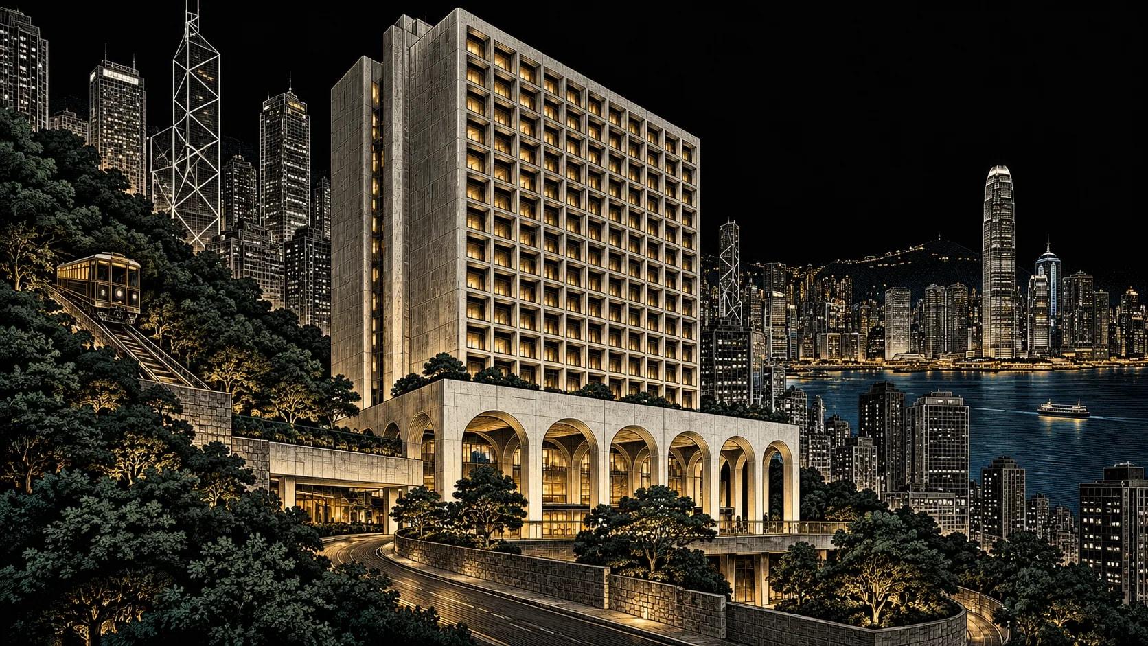 Illustration of The Murray, Hong Kong