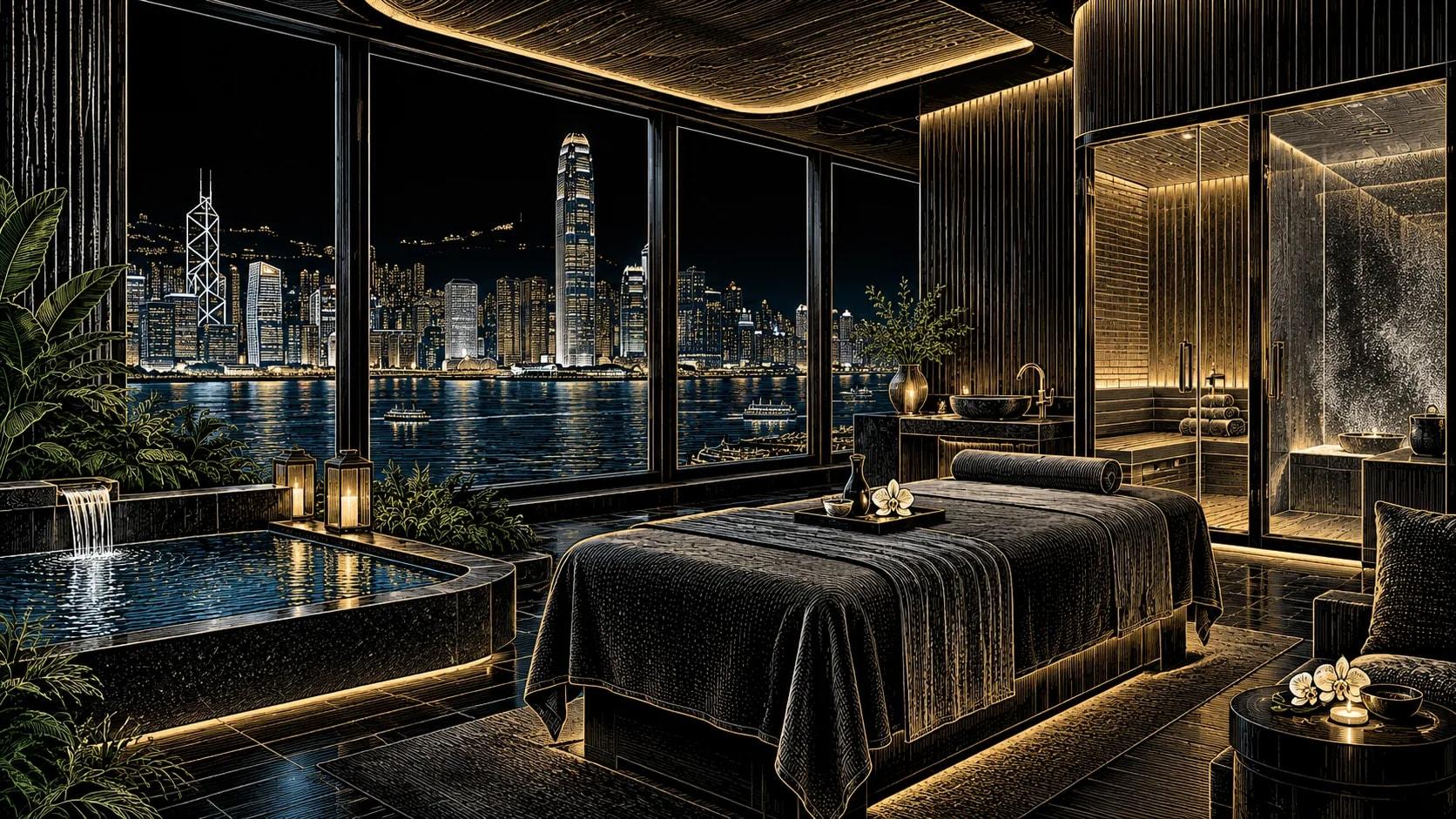 Illustration of Bliss Spa at W Hong Kong