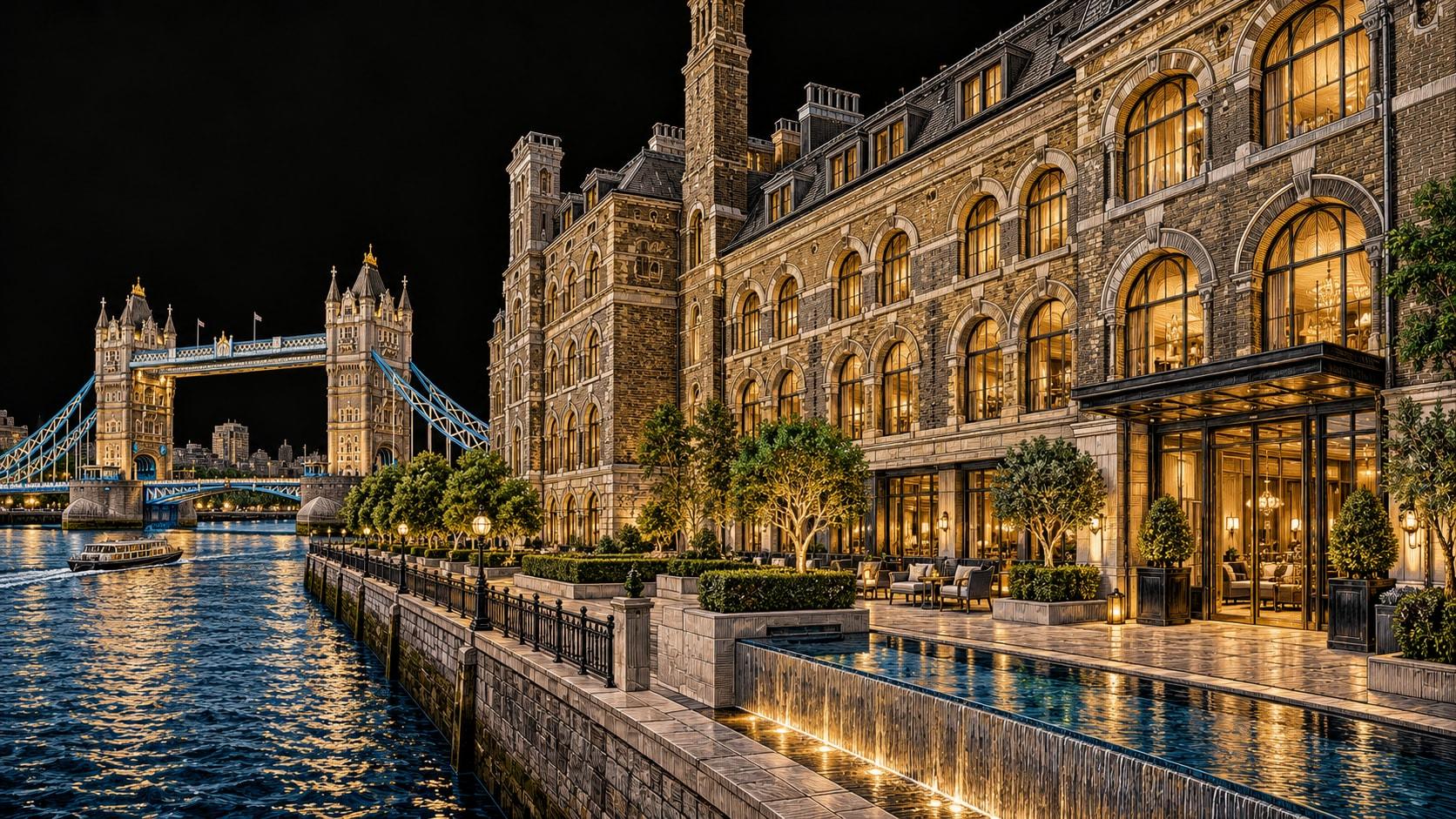 Illustration of Four Seasons Hotel London at Tower Bridge