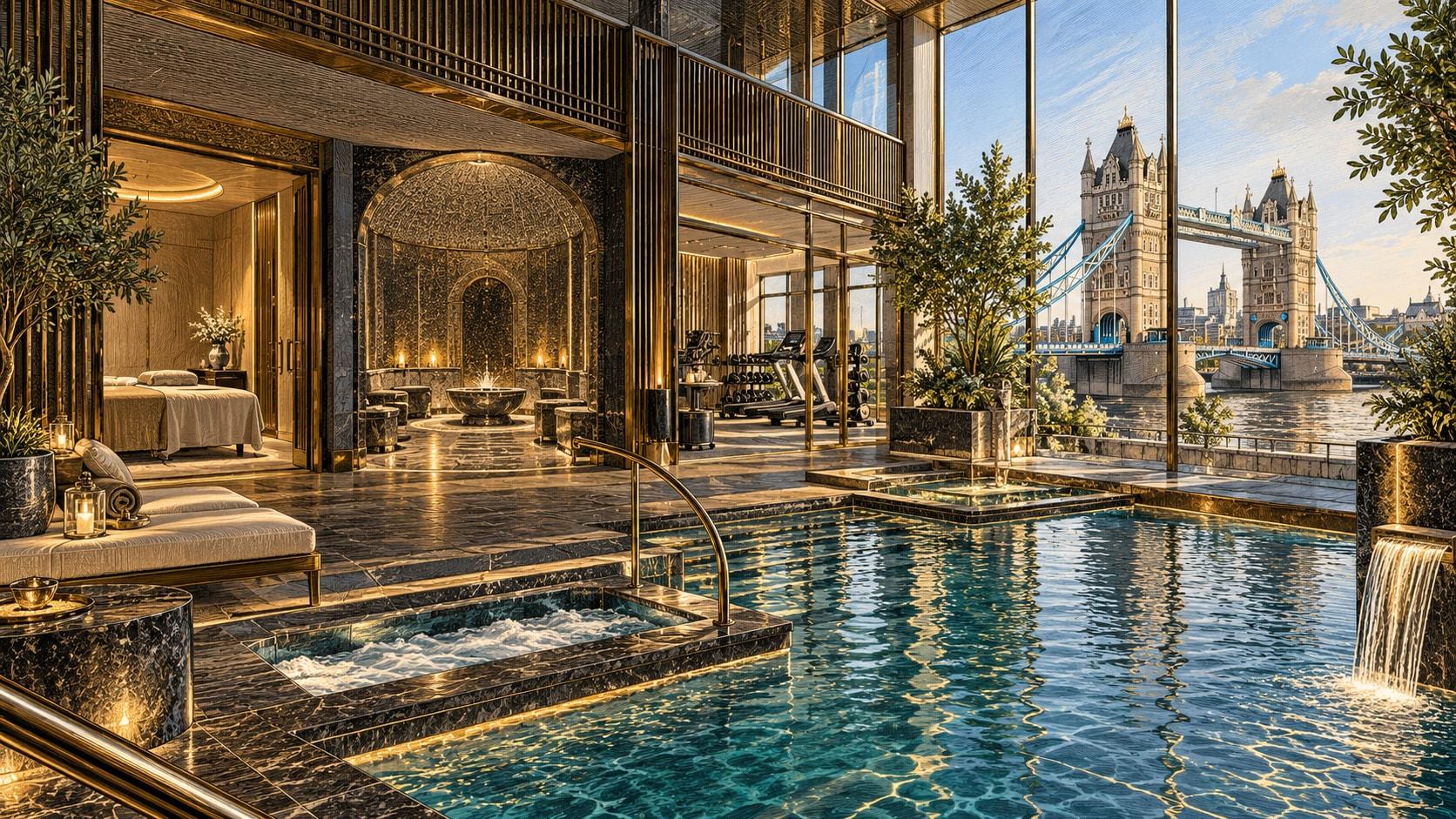 Illustration of Four Seasons Spa at Four Seasons Hotel London at Tower Bridge