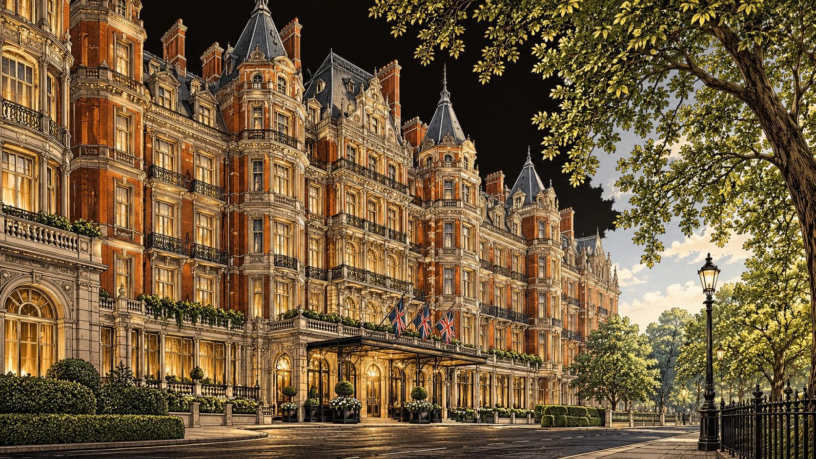 Illustration of Mandarin Oriental Hyde Park, London