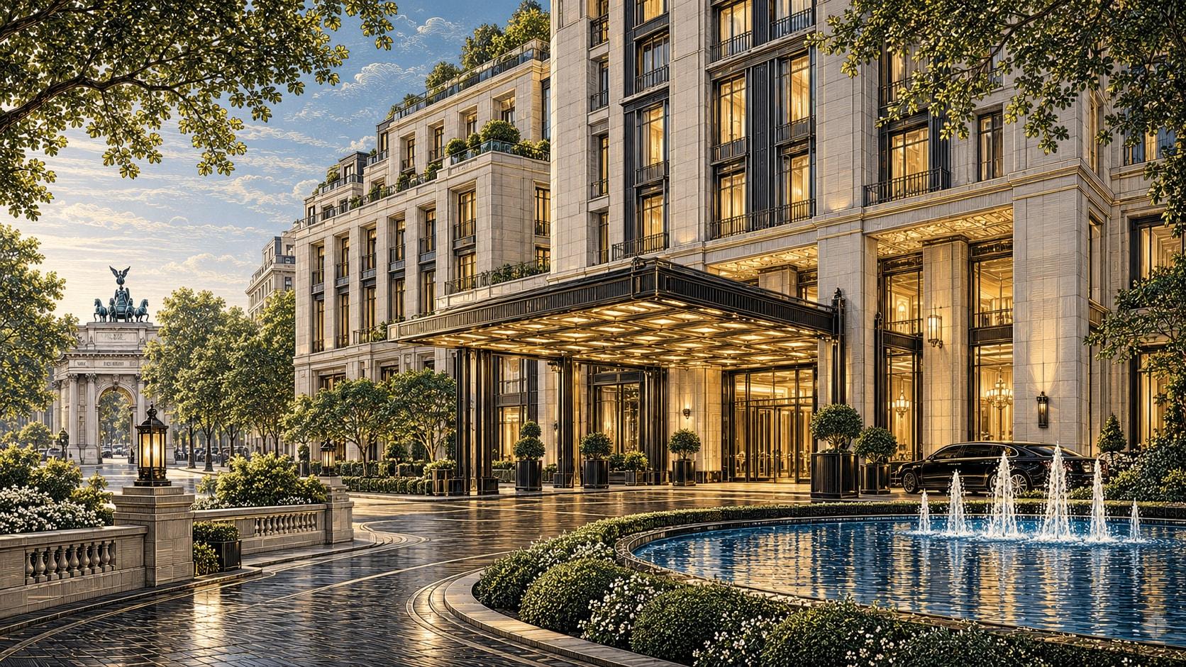 Illustration of The Peninsula London
