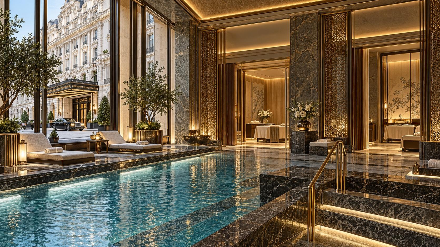 Illustration of The Peninsula Spa at The Peninsula London