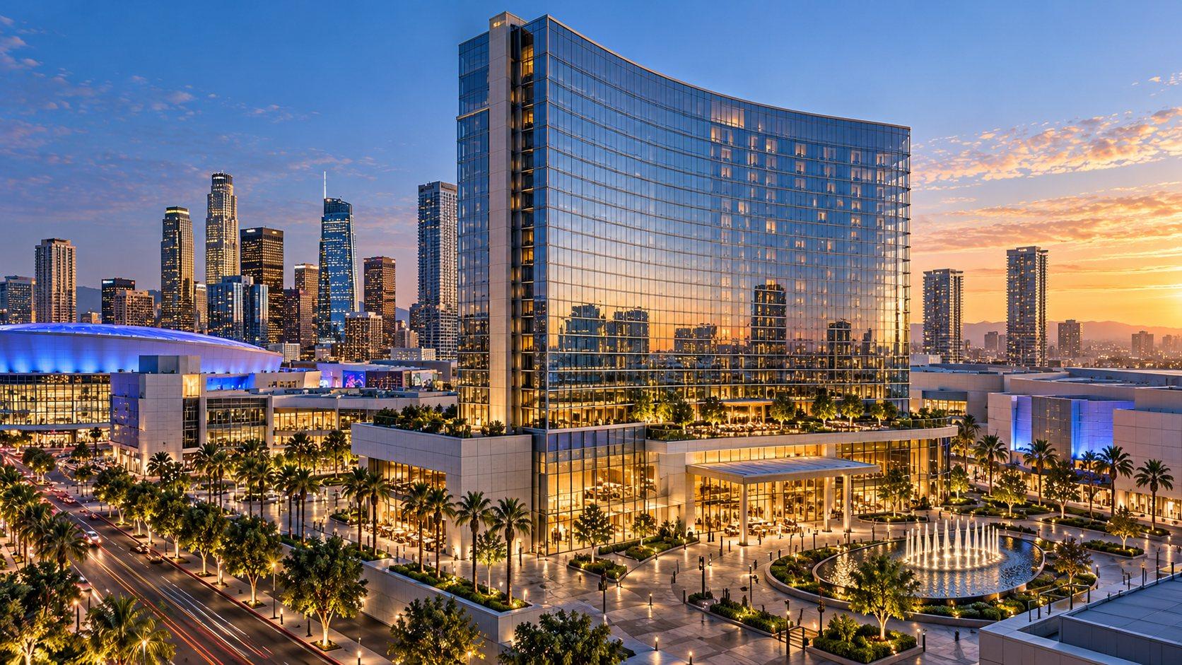 Illustration of JW Marriott Los Angeles L.A. LIVE