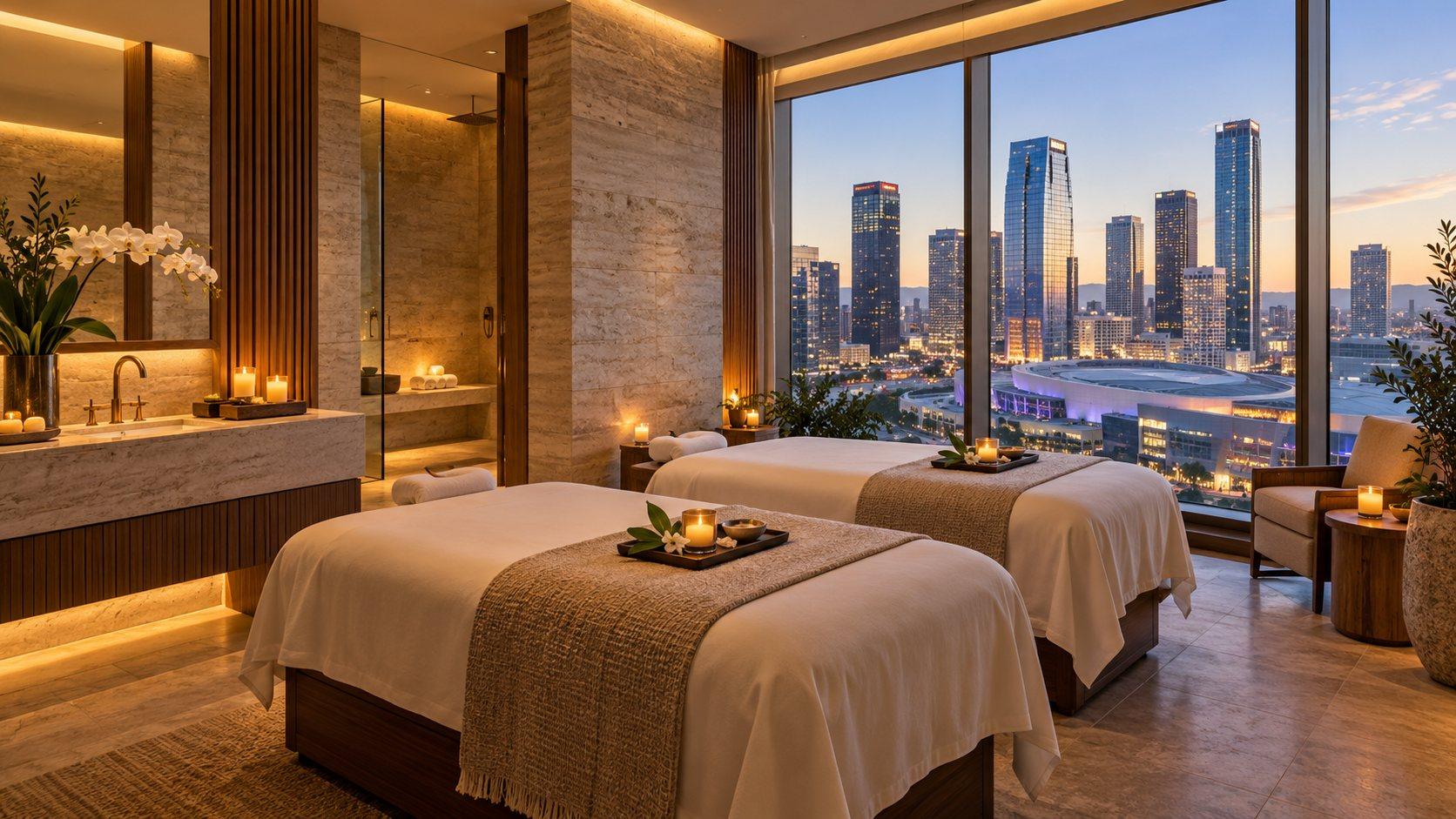 Illustration of The Ritz-Carlton Spa, Los Angeles at JW Marriott Los Angeles L.A. LIVE