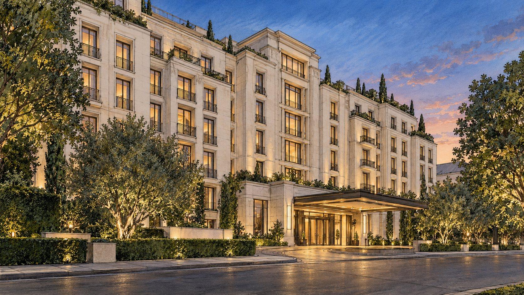 Illustration of L’Ermitage Beverly Hills