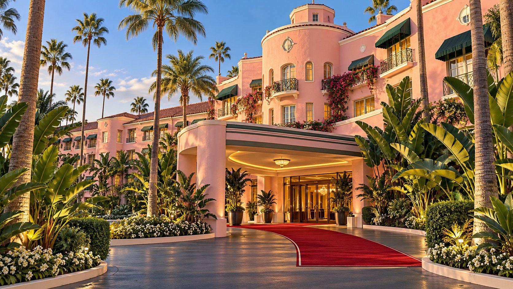 Illustration of The Beverly Hills Hotel