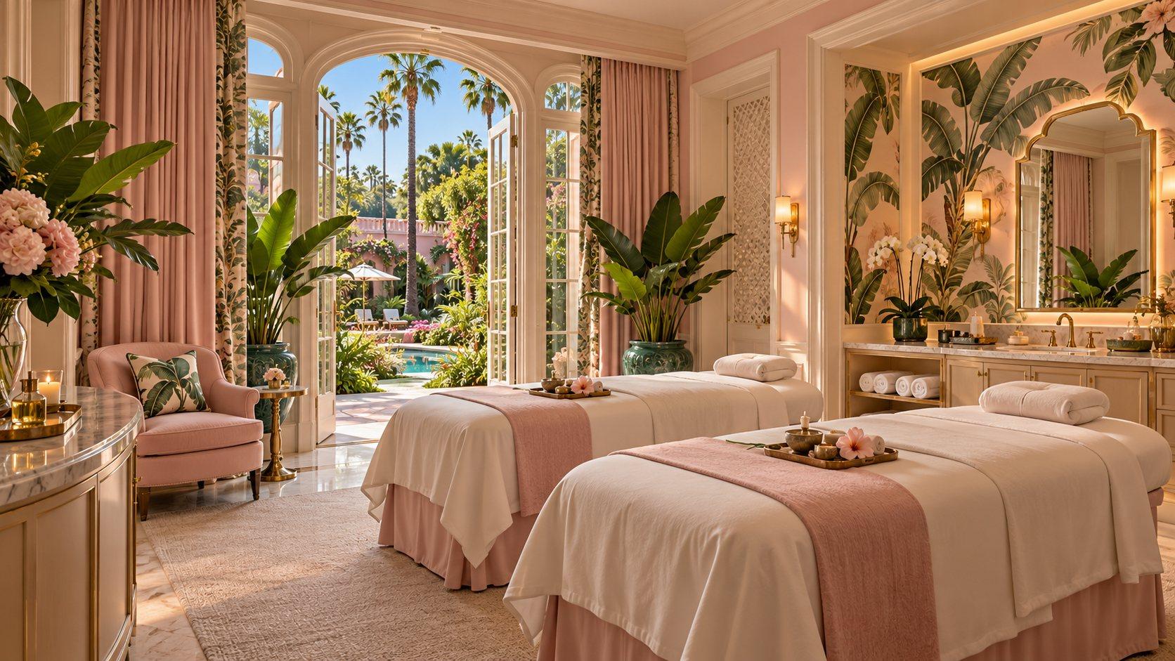Illustration of The Beverly Hills Hotel Spa at The Beverly Hills Hotel