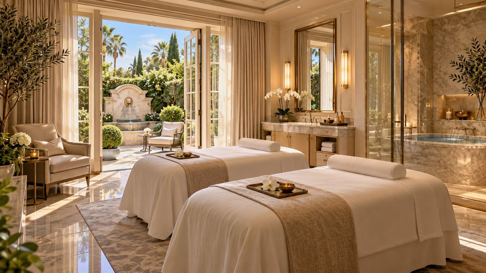 Illustration of The Peninsula Spa at The Peninsula Beverly Hills