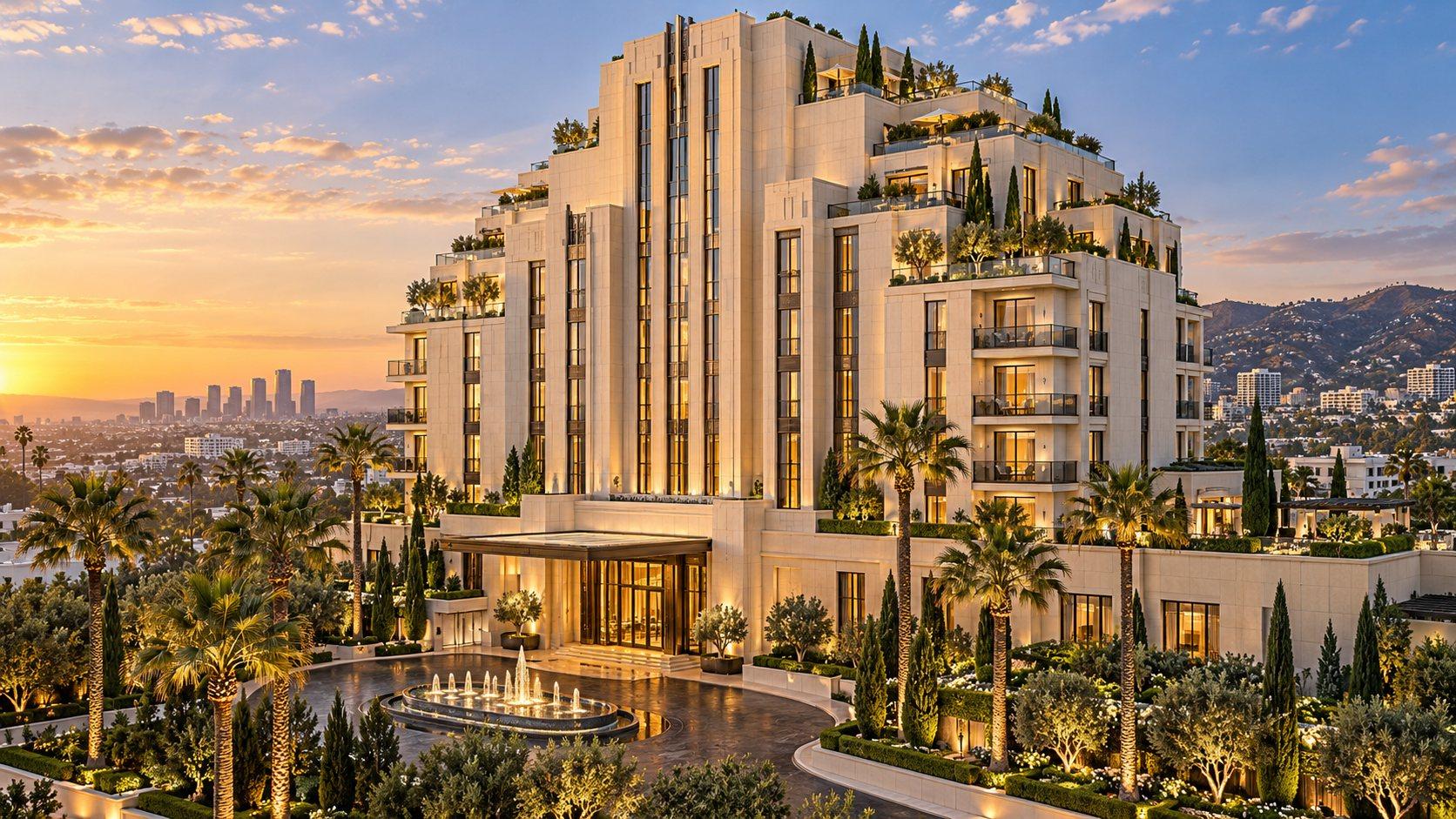 Illustration of Waldorf Astoria Beverly Hills