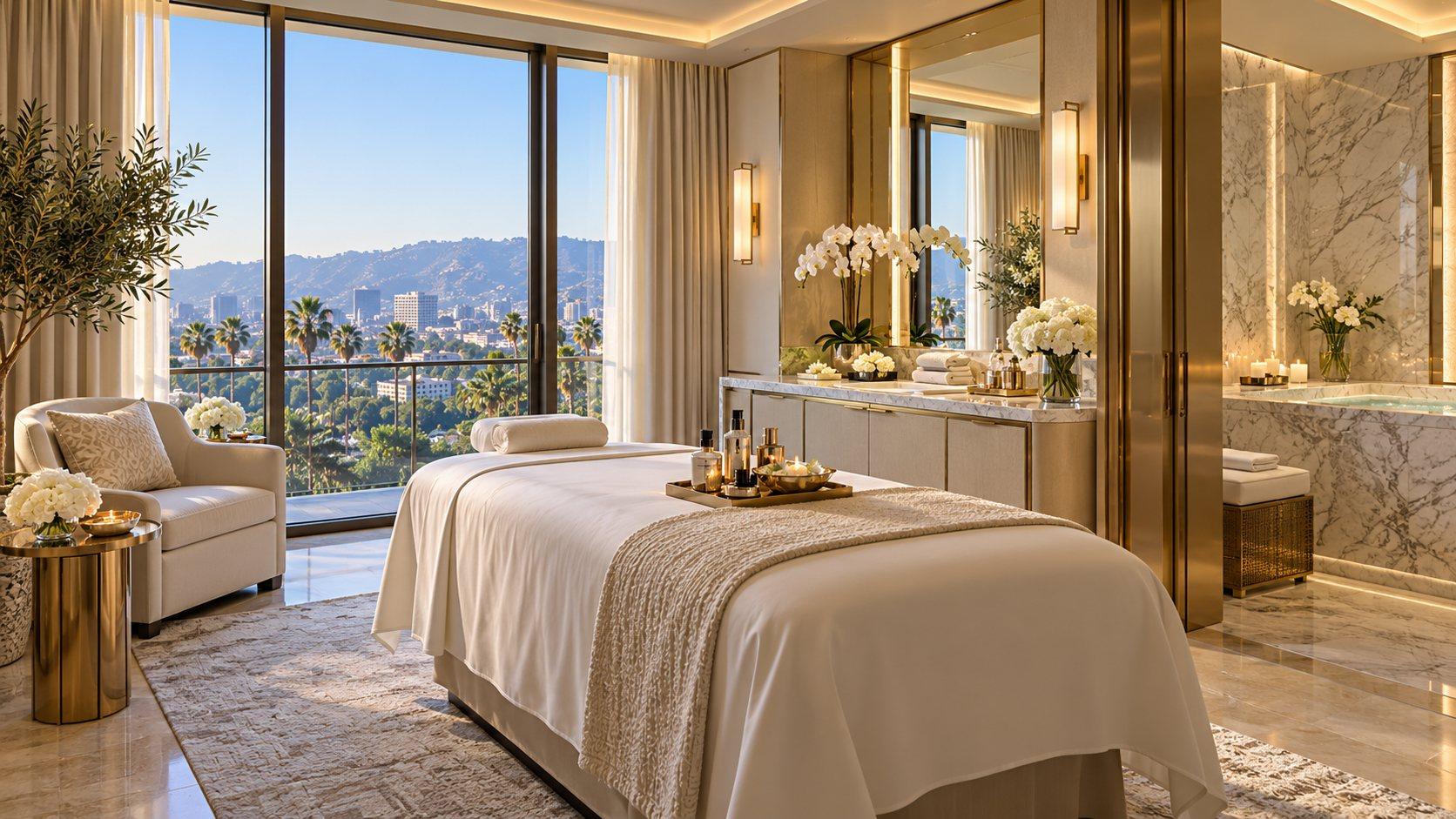 Illustration of La Prairie Spa at Waldorf Astoria Beverly Hills