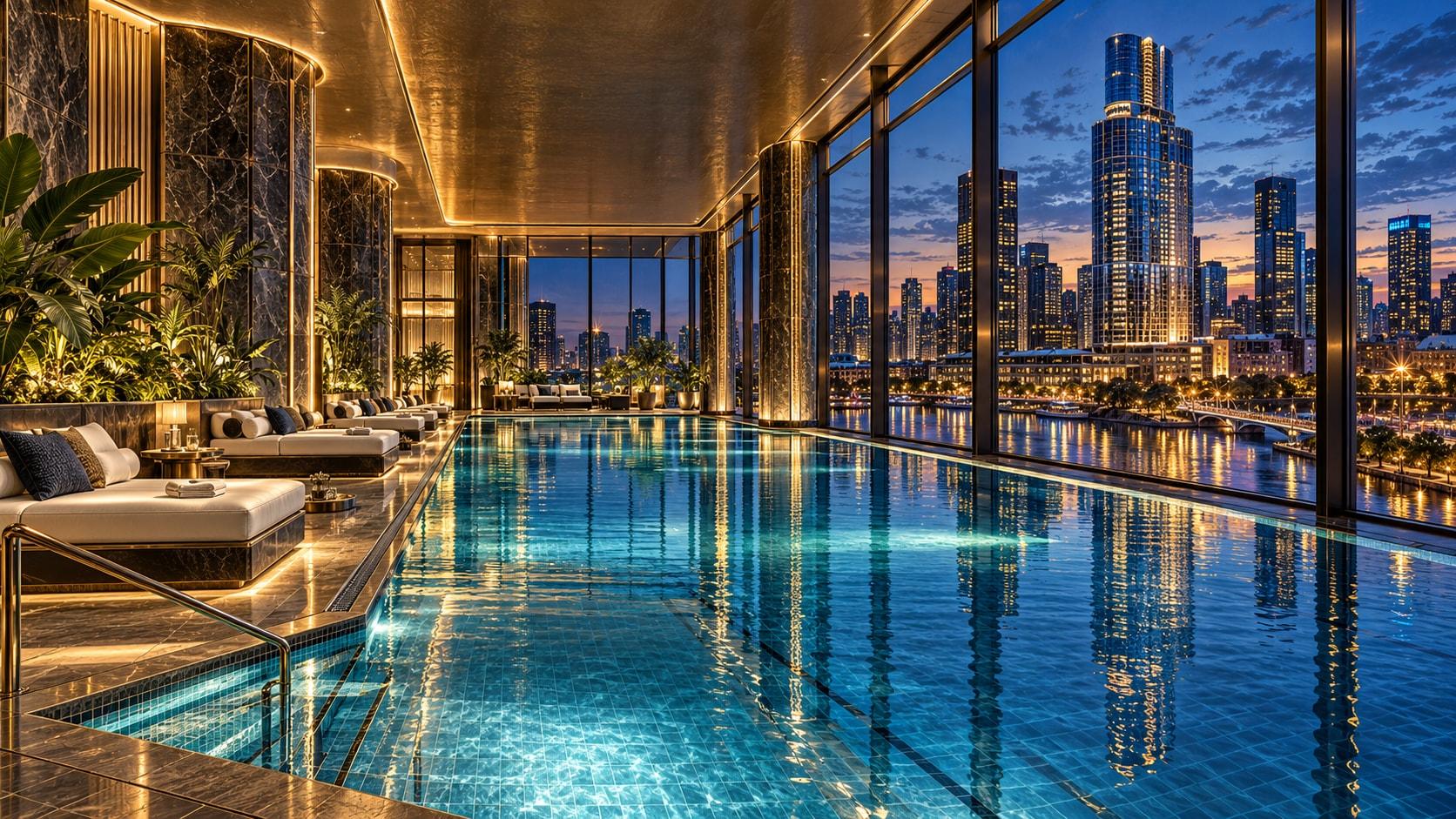 Illustration of Crown Towers Indoor Pool at Crown Towers Melbourne