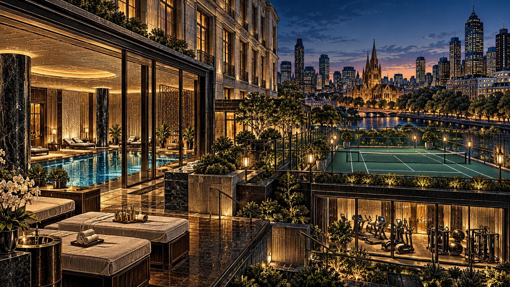 Illustration of Park Club Health & Day Spa at Park Hyatt Melbourne