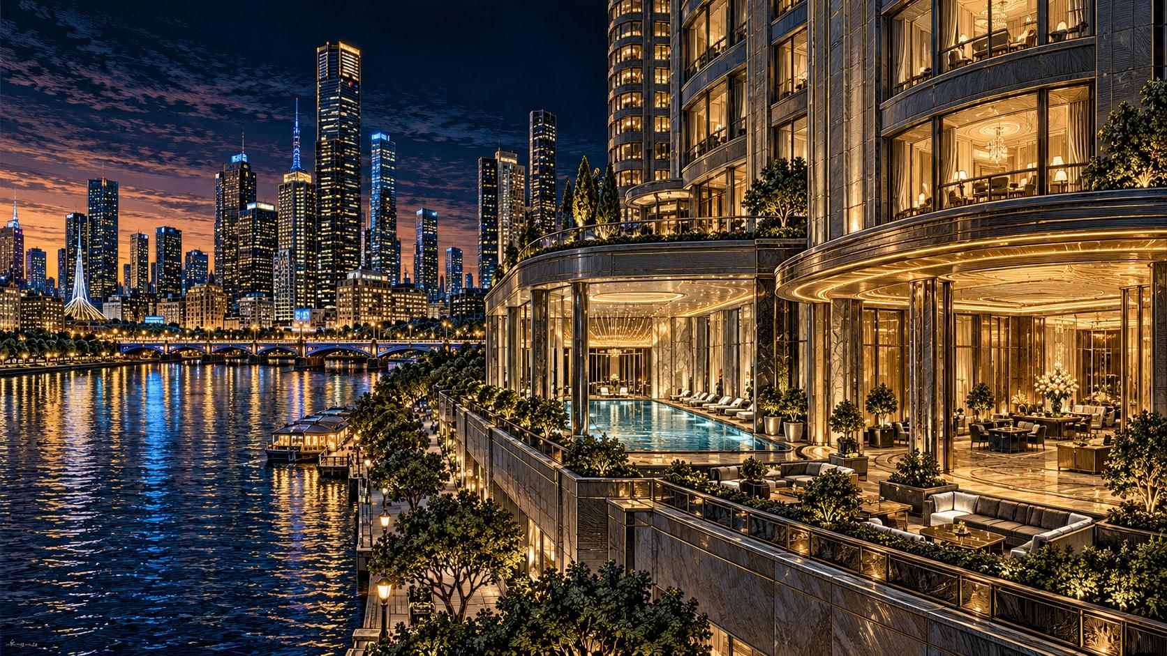 Illustration of The Langham, Melbourne