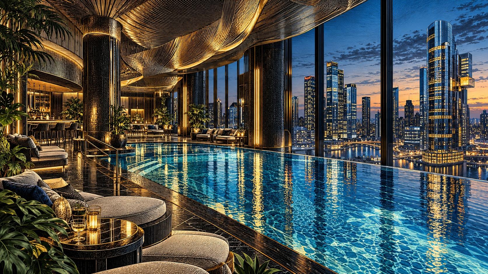 Illustration of WET Indoor Pool at W Melbourne