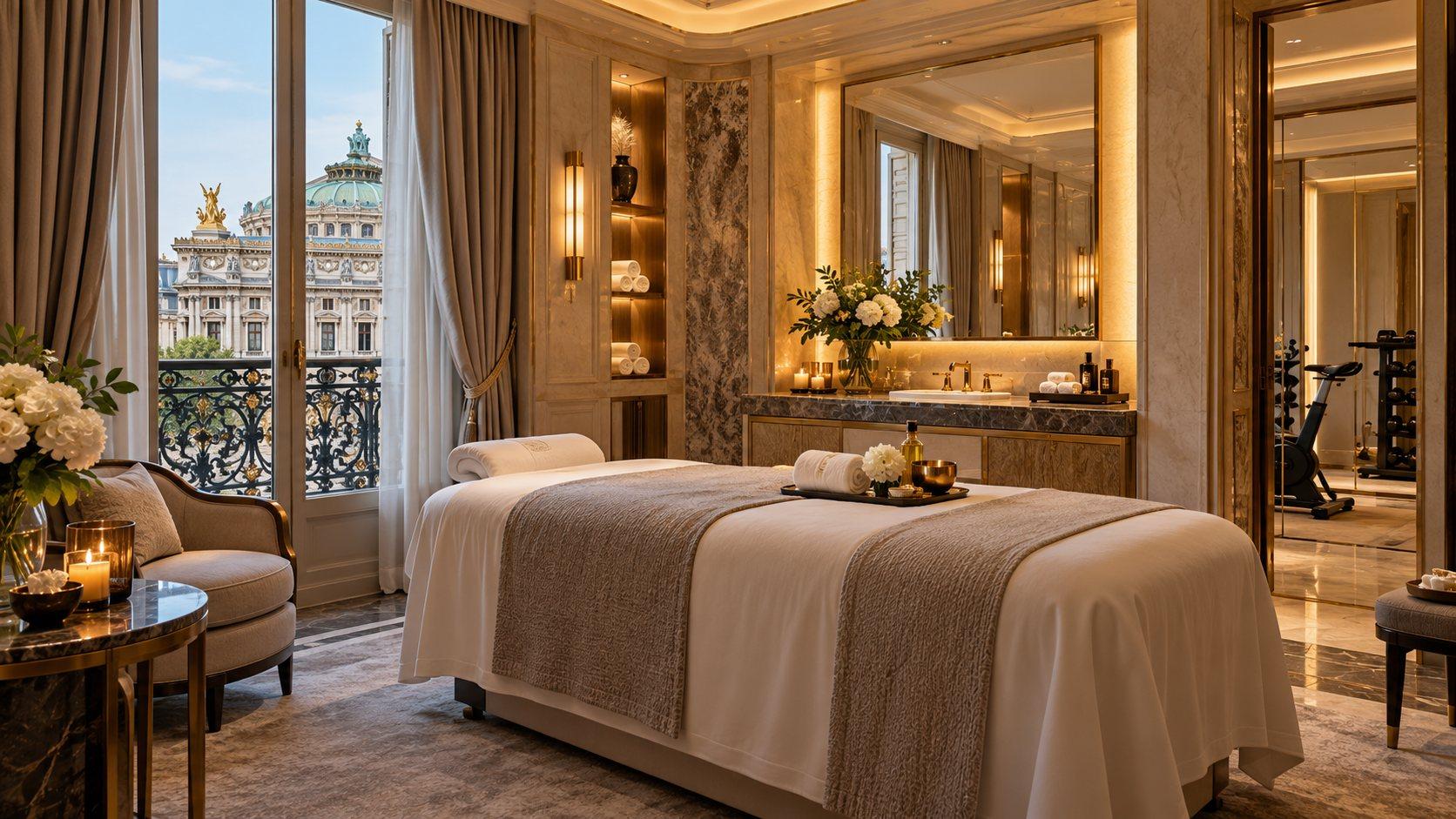 Illustration of Spa & Fitness at InterContinental Paris Le Grand