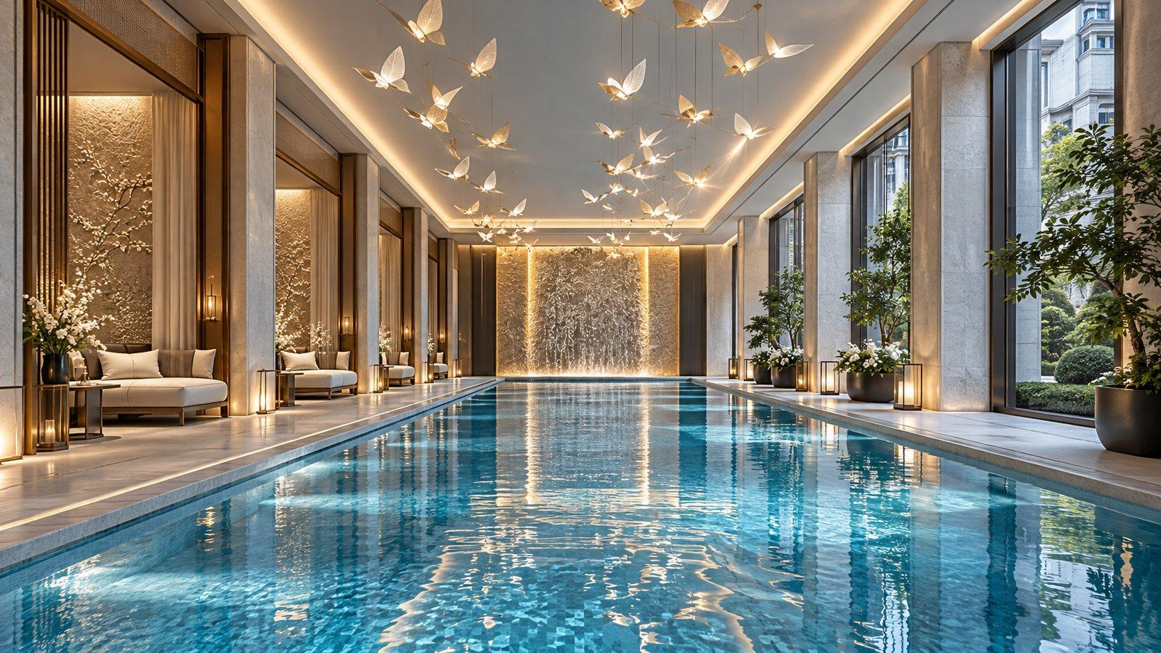 Illustration of 14-Metre Indoor Pool at Mandarin Oriental, Paris
