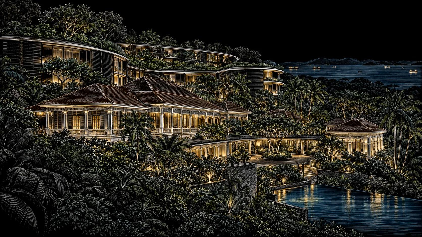 Illustration of Capella Singapore