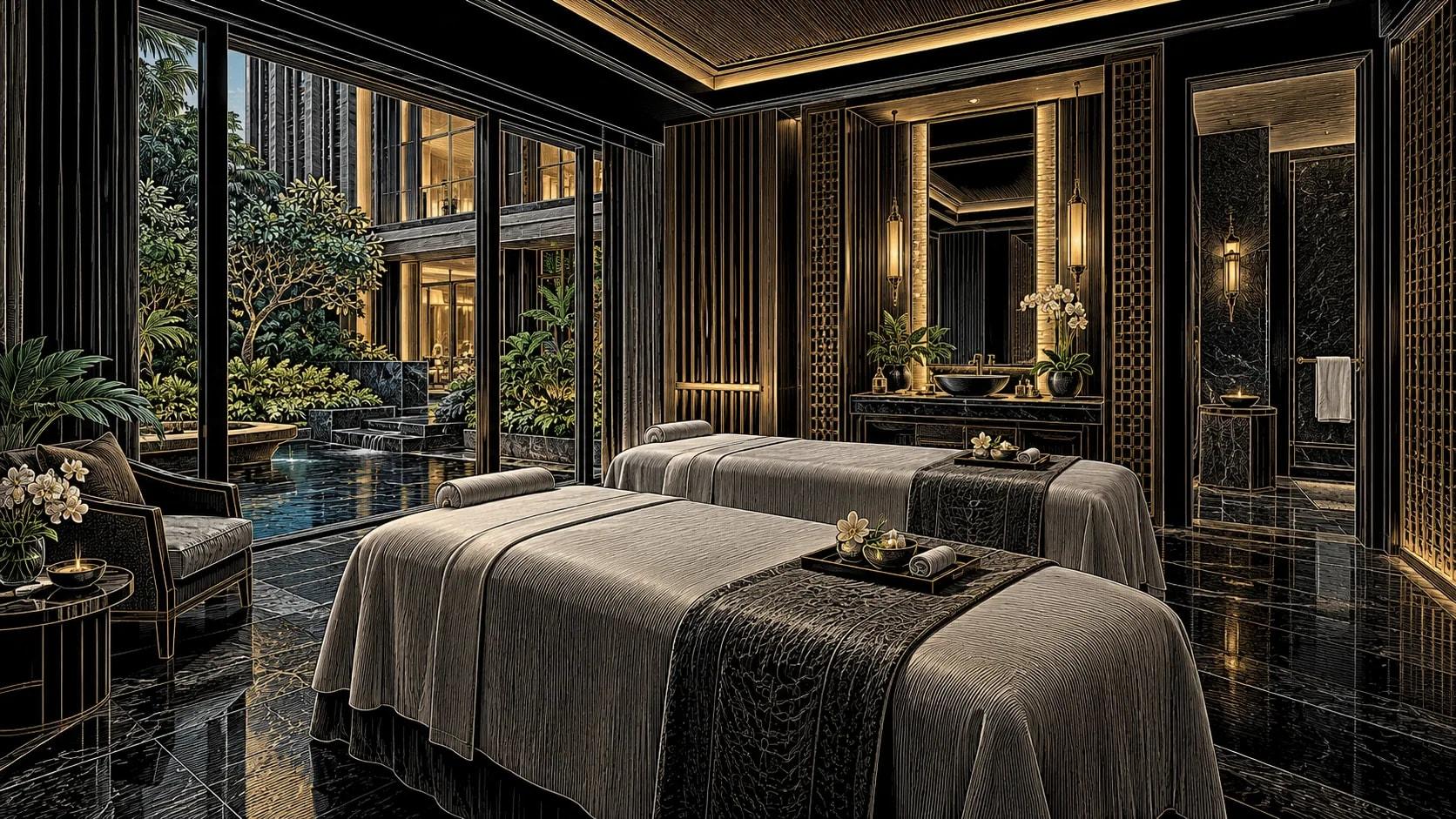 Illustration of Four Seasons Spa at Four Seasons Hotel Singapore