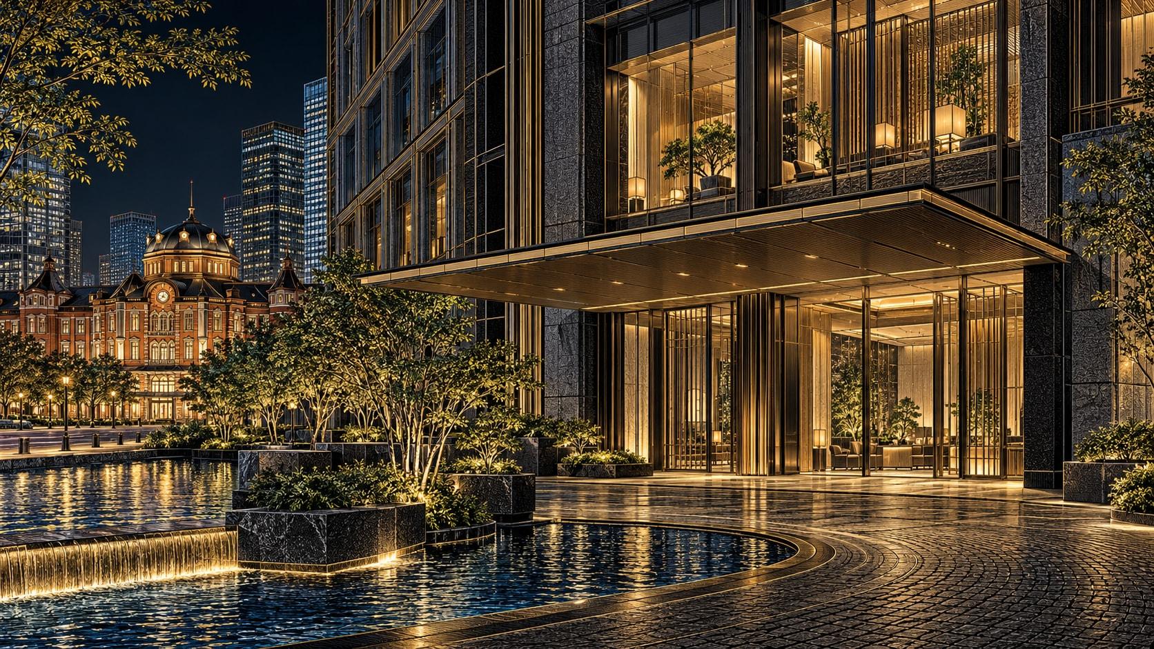 Illustration of Four Seasons Hotel Tokyo at Marunouchi