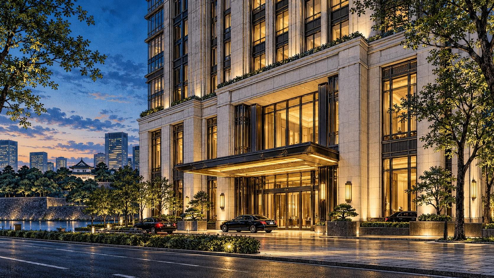 Illustration of The Peninsula Tokyo