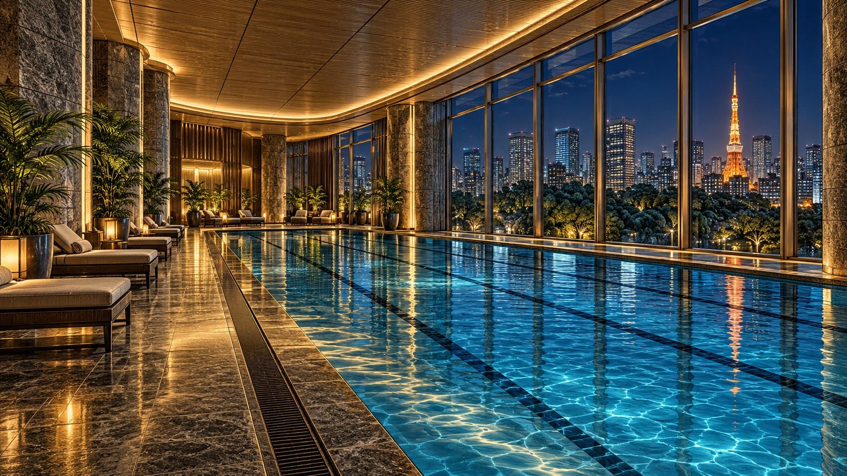 Illustration of Spa & Fitness Indoor Pool at The Prince Park Tower Tokyo