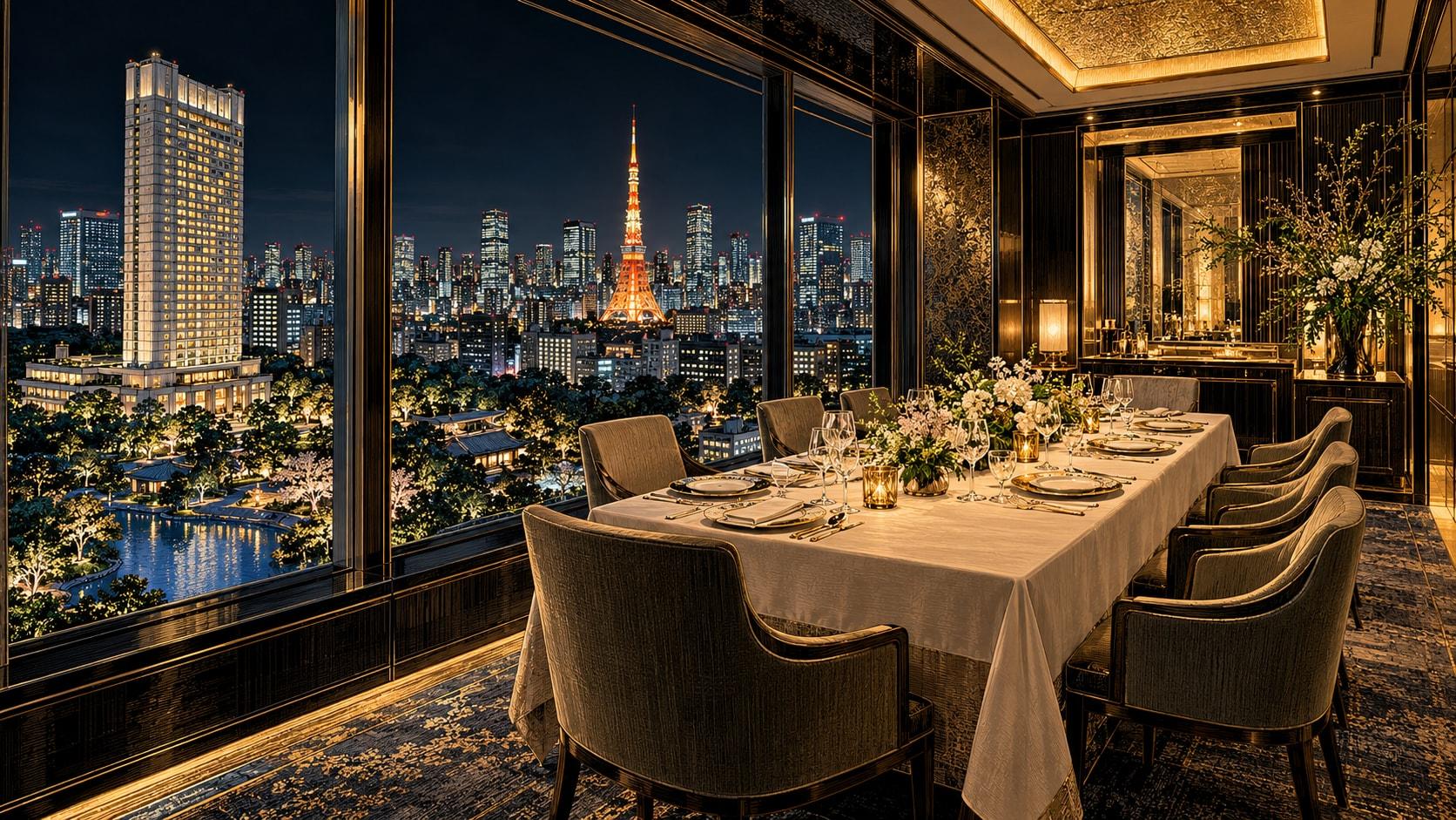 Illustration of Private Dining Brise Verte dining scene