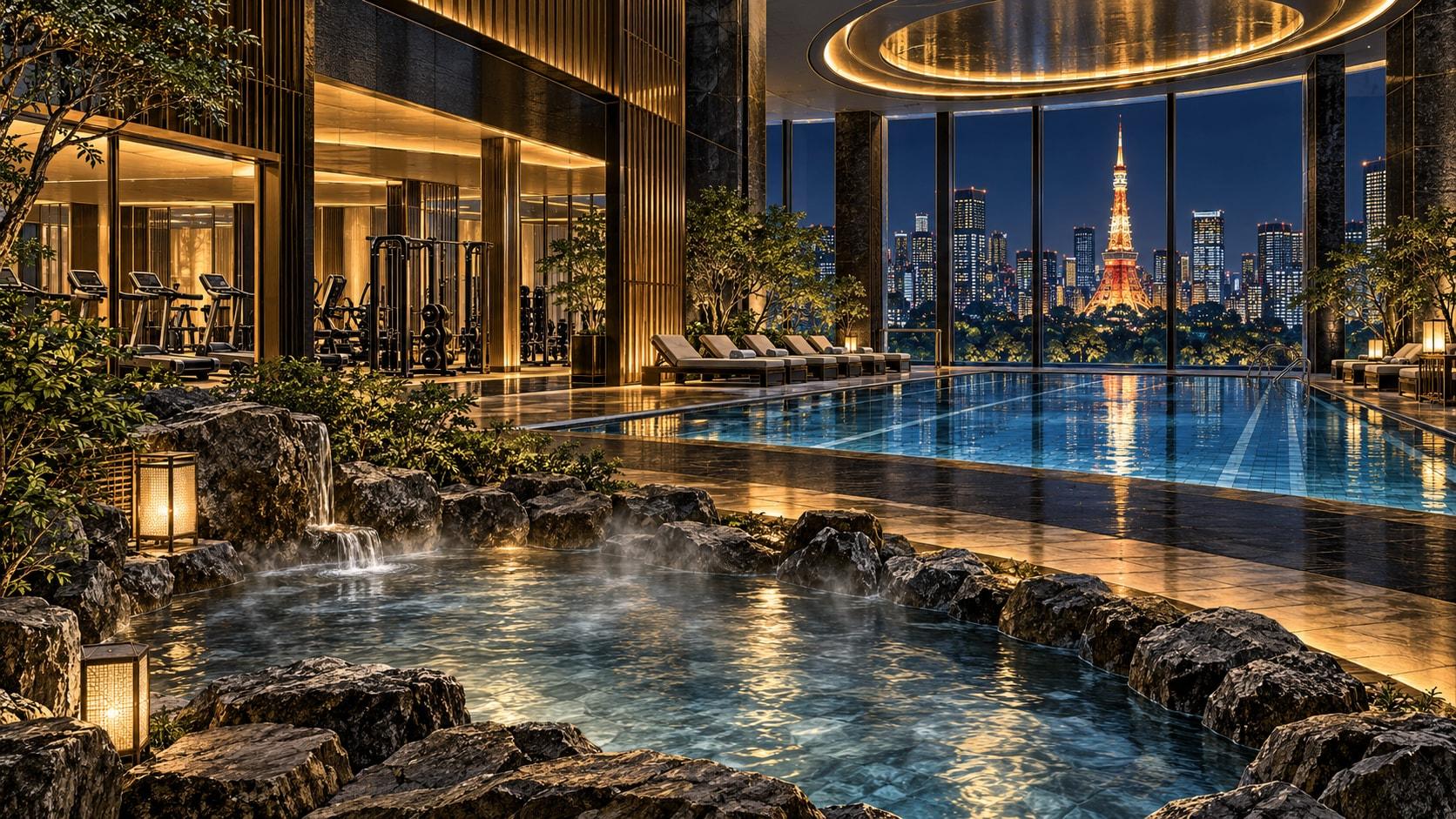 Illustration of Spa & Fitness at The Prince Park Tower Tokyo